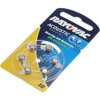 Rayovac Батерия за слухови апарати Rayovac PR70 / HA10, 6 бр (8005486)