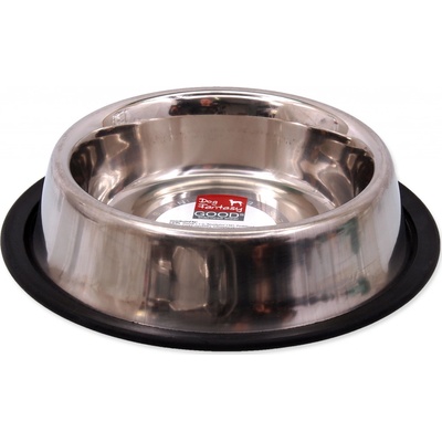 DOG FANTASY Miska nerezová s gumou 21 cm 490 ml