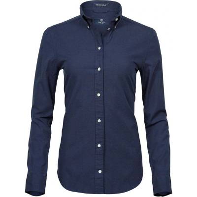 Tee Jays 4001 Oxford Perfect s dl. rukávem modrá navy