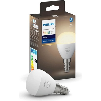 Philips Hue 8719514356696 LED žiarovka 1x5,7W E14 470lm 2700K P45 Bluetooth, White