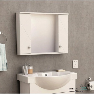 Горен огледален pvc шкаф за баня icmc 1043 70