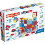 Geomag Комплект магнитни кубчета Geomag - Magicube, Word Building EU, 79 части (G259) - baby