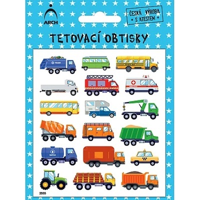 Arch Dětské tetování Dopravní prostředky 03