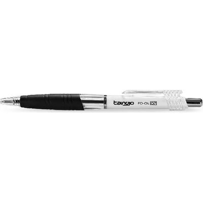 FlexOffice Химикалка, 0, 35 мм, с бутон, FLEXOFFICE "Tango", черна FO-04BLACK (FO-04BLACK)