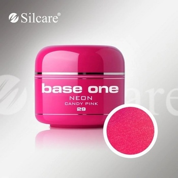 Silcare Base One neonový UV gel 29 Candy pink 5 g