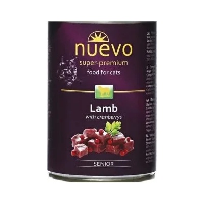nuevo Senior Lamb за възрастни котки над 7 години агне с боровинки 200gr
