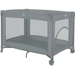 Lionelo Сгъваема бебешка кошара Lionelo - Amelie, Grey Concrete (5903771724890) - ozone