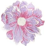Vitaus Килим Saroga, ⌀ 80 cm - Vitaus (FGR-S119-Lila-80x80)