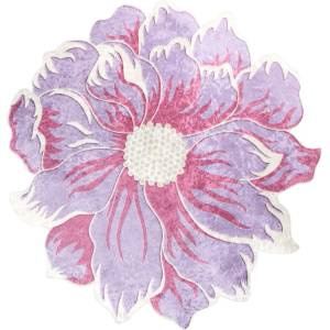 Vitaus Килим Saroga, ⌀ 80 cm - Vitaus (FGR-S119-Lila-80x80)