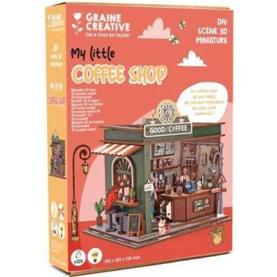 GRAINE CREATIVE Drevený 3D model Kaviareň