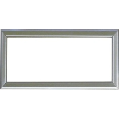 DOLS 139915040000 - nerezový rám z L profilov pre olemovanie zadných dvierok poštovej schránky 300x110 mm