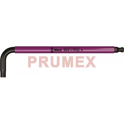 Wera Klíč zástrčný šestihranný s kulovou hlavou 3 x 123 mm Multicolour 950 SPKL 022606