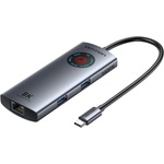 Vention докинг станция Docking Station Type-C - TQZHB - 8K, LED Display - HDMI, USB 3.0 x 2, USB-C 3.2 Gen 1, PD100W, LAN (1Gbps) (TQZHB) - Allstore