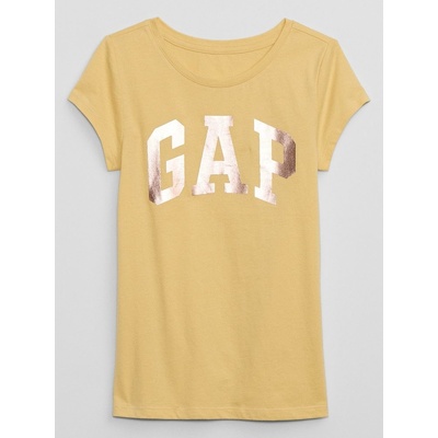 Gap 792399 06 ětdské tričko s metalickým logem žlutá