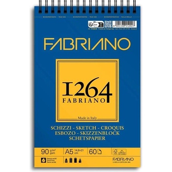 Fedrigoni Скицник за скициране, А5, 90 g/m2, гладка текстура, (1575100037)