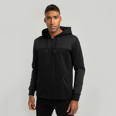GymBeam STRIX Суичър Essential Zip Up Hoodie Black S