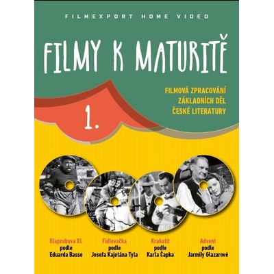 Filmy k maturitě 1 - 4 DVD