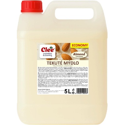 Clee tekuté mydlo almond cream 5 l