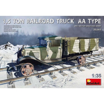 MiniArt 1 5 Ton Railroad Truck AA Type 1:35