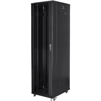 Lanberg rack cabinet 19" free-standing 37U / 800x800 self-assembly flat pack, black (FF01-8837-12B)