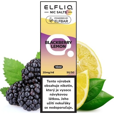 ELF BAR Elfliq Blackberry Lemon 10 ml 10 mg