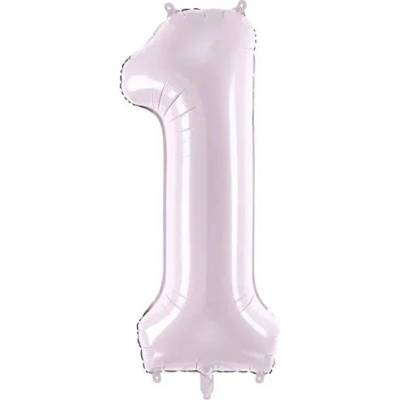 Party Deco Фолиев Балон Цифра, Светло Лилаво, 72 см - 1 (fb230g-1-014)