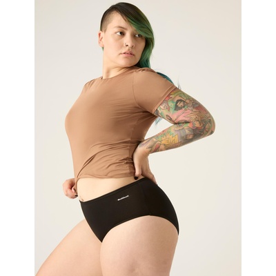Modibodi Менструални бикини Modibodi Basic Mid-Rise Brief Moderate-Heavy Modibodi | Cheren | ЖЕНИ | XS