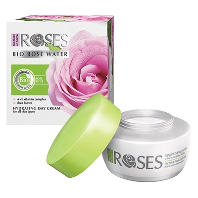 AGIVA Дълбоко хидратиращ дневен крем за всеки тип кожа с БИО розова вода (92383)