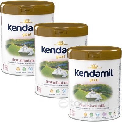 Kendamil 1 Kozie DHA+ 3 x 800 g