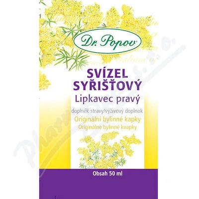 Dr.Popov kvapky bylinné Svízel syřišťový 50 ml