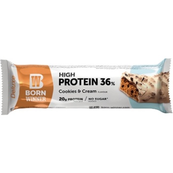 Born Winner Deluxe 36% High Protein Bar [15 x 55 грама] Бисквити с крем