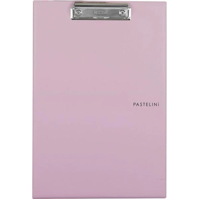 Pastelini A4 psací podložka s klipem růžová