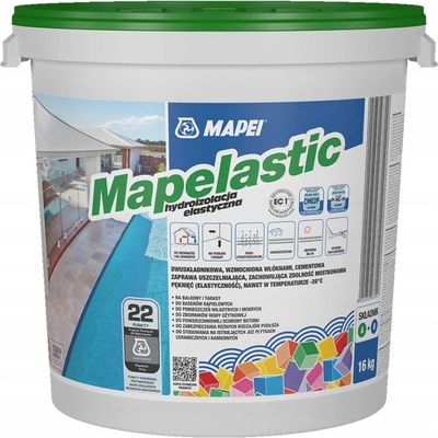 Hydroizolačná stierka Mapei Mapelastic, 16 kg