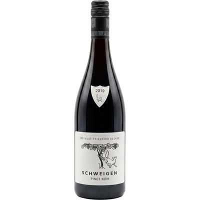 Weingut Friedrich Becker Pinot Noir SCHWEIGEN Rulandské modré 0,2 g/l suché červené 2019 13,5% 0,75 l (holá láhev)