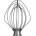 KitchenAid Бъркалка за разбиване, KitchenAid, Schneebesen, 5K452WW (5K452WW)