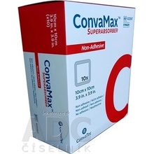 ConvaMax Krytie na rany superabsorpčné neadhezívne, 10 x 10 cm, 10 ks