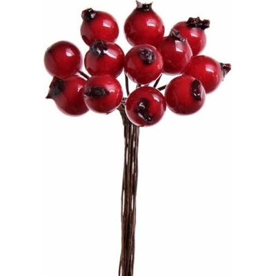 Dekorácia bobule jarabiny 12 cm / 1 zväzok