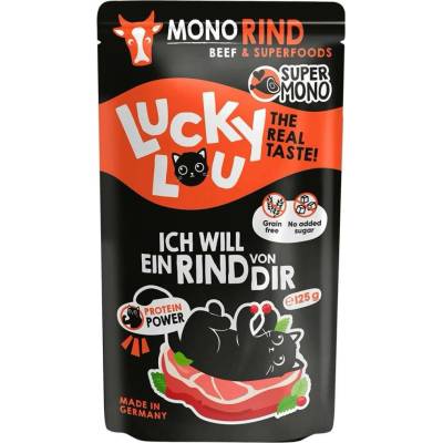Lucky Lou SuperMono² Hovězí 16 x 125 g