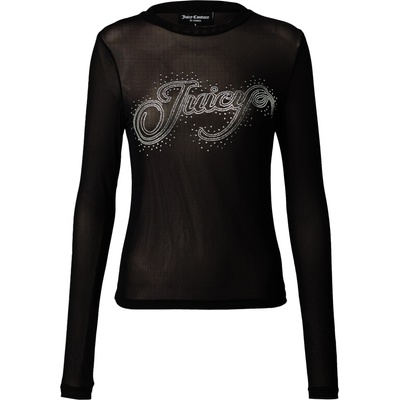 Juicy Couture Тениска 'SCATTER' черно, размер XXS