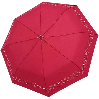 Mini Xmas dámský skládací deštník red
