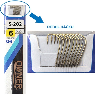 OWNER Návazce na plavanou S-282 vel.6 65cm 0,20mm