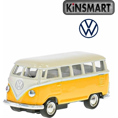 Kinsmart 1962 VW Classical Bus žltý 1:64