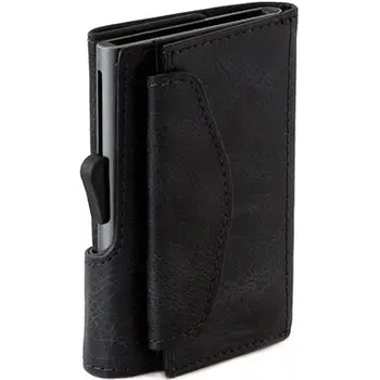 Image 1 of C-Secure Картодържател C-SECURE с портфейл и монетник, Blackwood (CS-COIN-WCH001-BKW-GY)