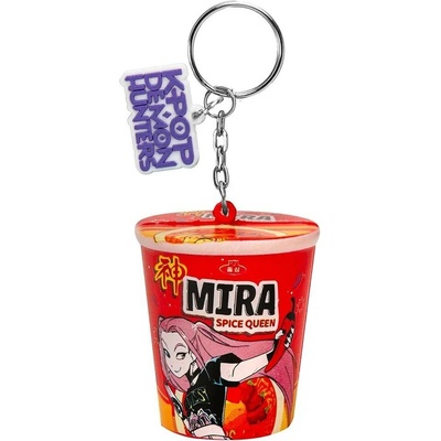 Přívěsek na klíče Cinereplicas Cinereplicas Squishy K-Pop Demon Hunters - Mira Cup Noodles