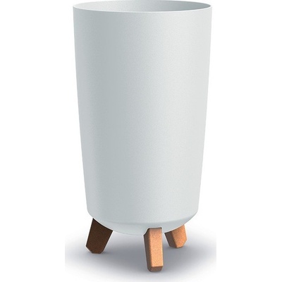 PROSPERPLAST Kvetináč GRACIA TUBUS SLIM 19,5cm biely