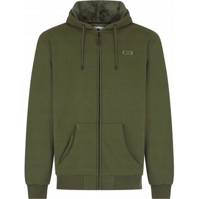Navitas Mikina Sherpa Zip Hoody Green