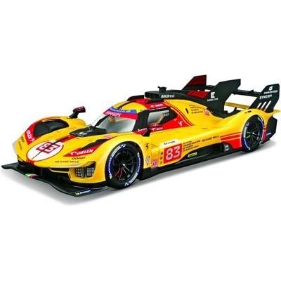 Bburago Bburago 1: 18 Ferrari Racing - 499P LMH №83 (24H Льо Ман 2024) ТВЪРД КАЛЪФ