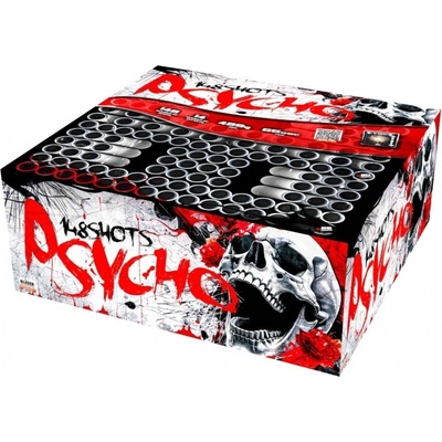 Kompaktný Ohňostroj Psycho 148 rán multikaliber