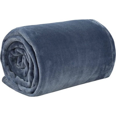 Одеяло, сиво, 150x200 см, полиестер