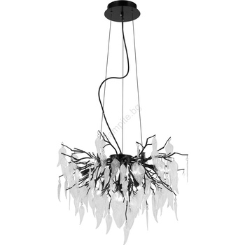 NEDES Кристален пендел 10xG9/40W/230V черен (ND3953)